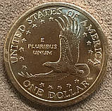 Монета США. 1 долар 2008 р. Сакагавея Ширяючий орел, фото 5