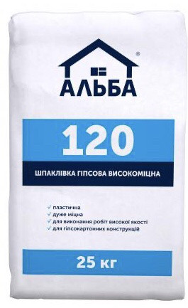 Шпаклівка Альба 120 універсальна 25кг