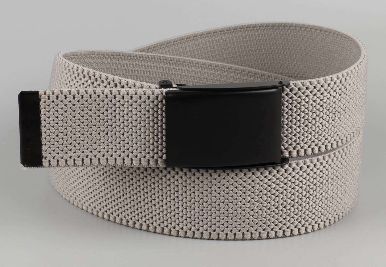 Ремінь джинсовий гумка з відкривачкою для пляшок на пряжці 40 мм світло-сірий, фото 1