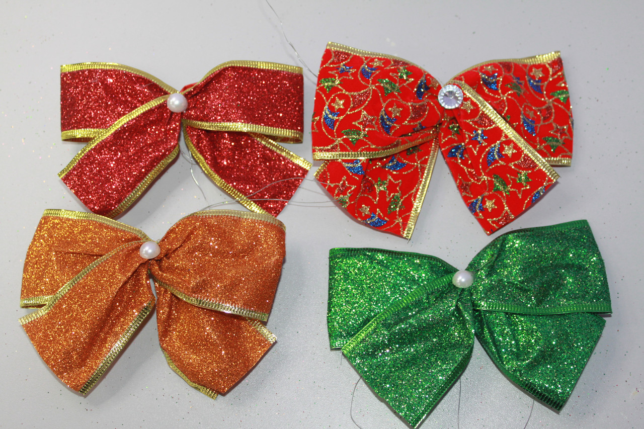 Бантики для украшения подарков 14 см 1 шт, фото 1