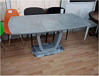 Стол раскладной Arizona T7066 Light Grey Satin Ceramic HY04 керамика серый бетон 1200(+400)х800х760 мм