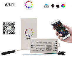 SPI smart-контролер LEDTech WI-Fi SP108E DC5-24V Gen.2 Для адресної стрічки RGB WS2811, WS2812, 2813, 1903