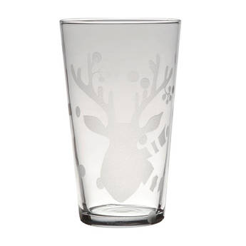 Склянка висока скляна із зображенням оленя Deer Friends Casafina