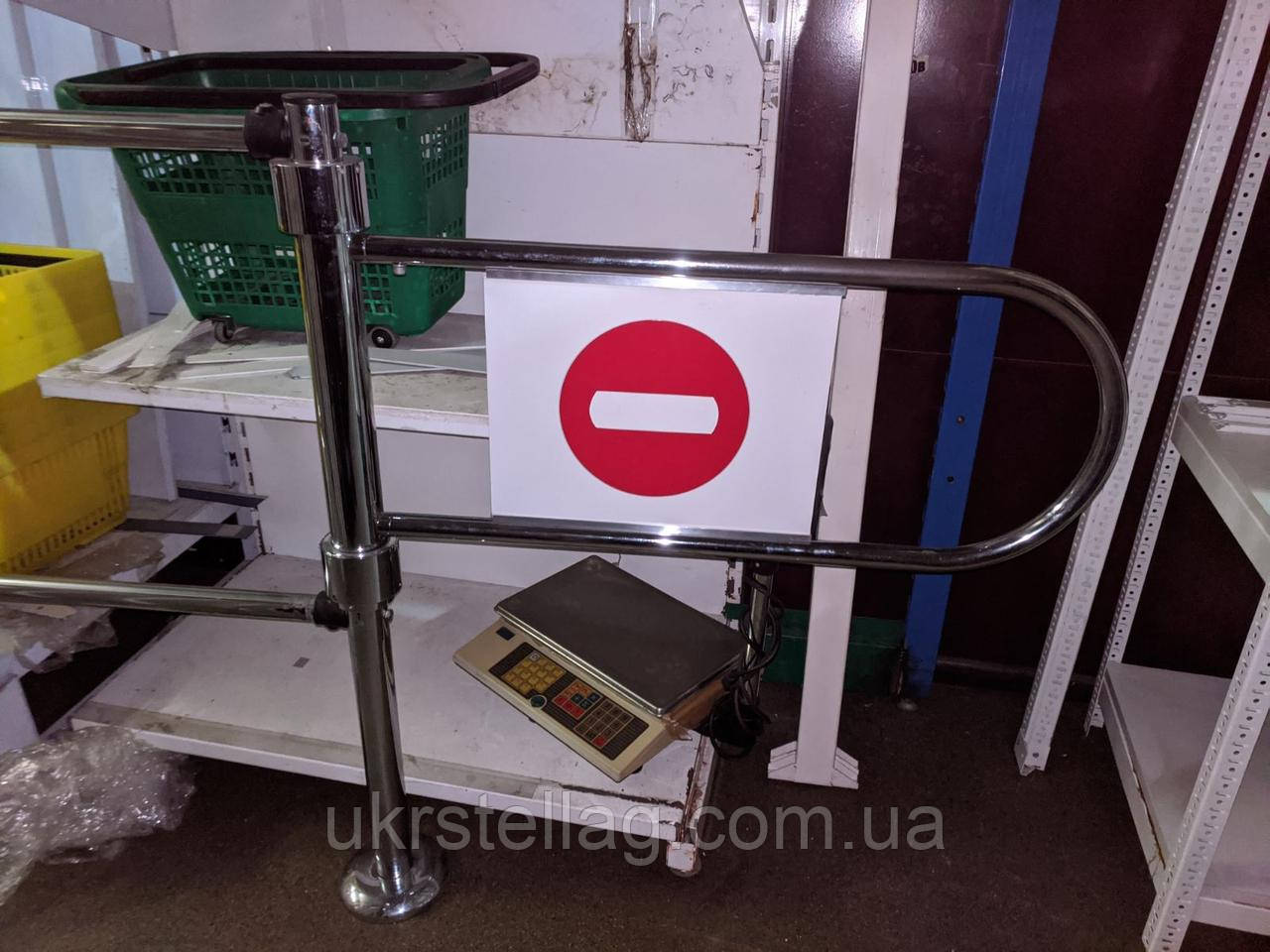 Турнікет правий і лівий бу. Вхідна група. Флажок для магазина. Обладнання для магазину бу