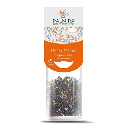 Порційний чорний чай для чашки Palmira Медовий Манго Honey Mango