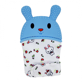 Прорізувач-рукавичка "Зайчик" Синій 40046