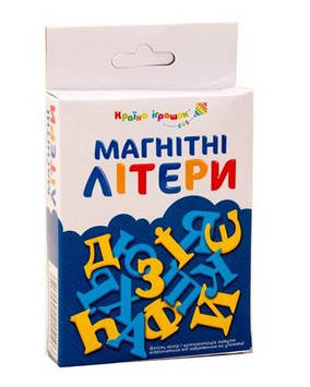 Літери магнітні "Український алфавіт" укр/рос літери,в кор-ці 9х15х2,5см №PL-7001(192) КІ