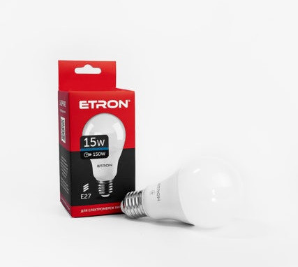 Лампа "Etron Light Power" LED 1-ELP-092 A65 15Вт 6500K Е27(10)