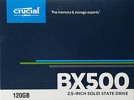 Накопичувач SSD Crucial BX500 120GB 2.5" SATAIII 3D NAND TLC (CT120BX500SSD1)