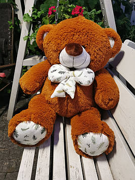 М'яка іграшка Ведмедик Зефір 100 см Плюшевий ведмедик М'які іграшки для дітей Великий плюшевий ведмедик Коричневий