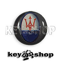 Логотип силиконовый для авто ключа Maserati (Мазерати) 14 мм