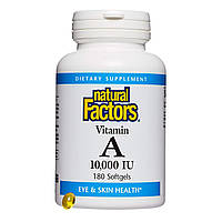 Вітаміни Natural Factors Vitamin A 10,000 IU 180 caps