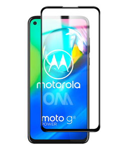 Захисне скло для Motorola Moto G8 чорний