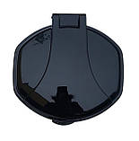 Відро для сміття з педаллю 9 літрів сіре 25.5*23*30 см (Горизонт), фото 4