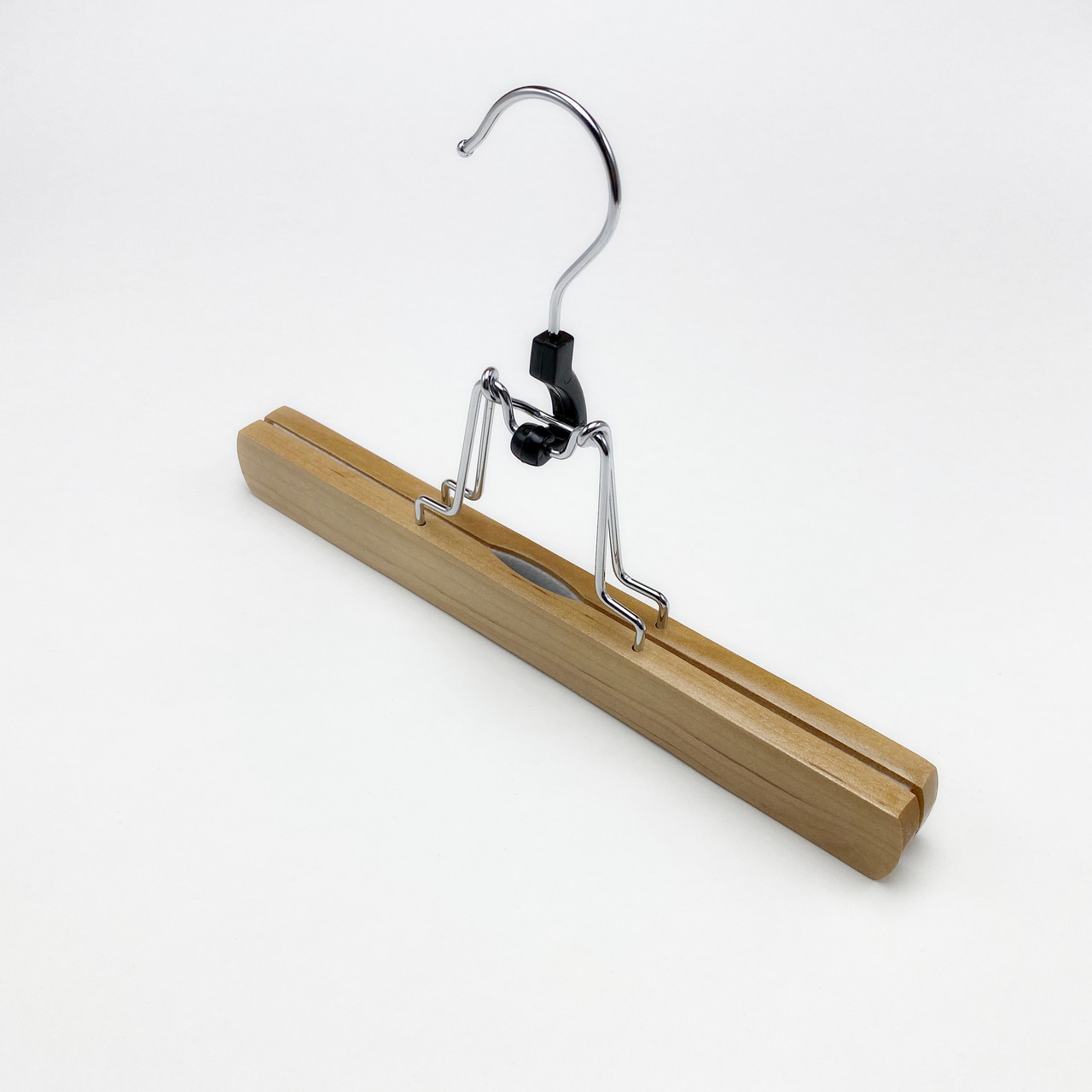 Брючная вешалка (клипса) деревянная | Купить Украина