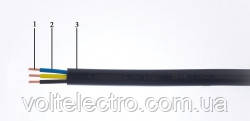 Кабель ВВГ-П 2 х 1,5 ПК нгд, фото 1