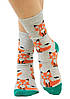Ангорові жіночі шкарпетки з принтом (в кольорах), фото 3