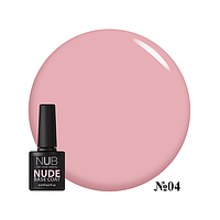 NUDE Base Coat NUB База каучукова для ногтей 08 мл № 04