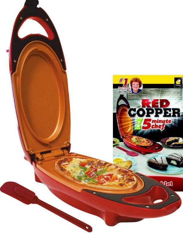 Електрична сковродка / омлетница / Copper Red 5 Minute Chef