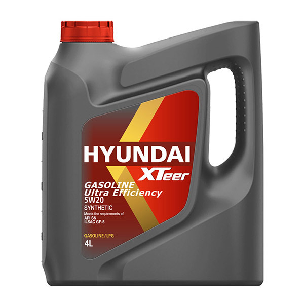 Hyundai Xteer Gasoline Ultra Efficiency 5W-20 4л (1041001) Синтетична моторна олива