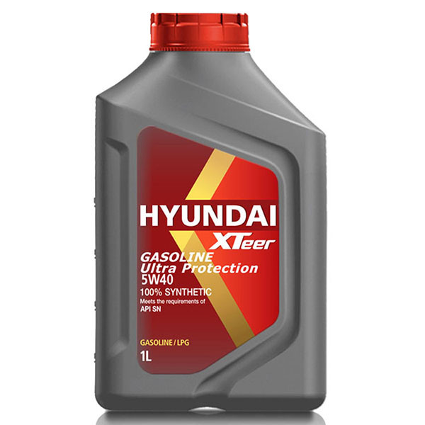 Hyundai Xteer Gasoline Ultra Protection 5W-40 1л (1011126) Синтетична моторна олива