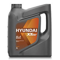 Hyundai XTeer Gear Oil-4 80W-90 GL-4 4л (1041421) Полусинтетическое трансмиссионное масло