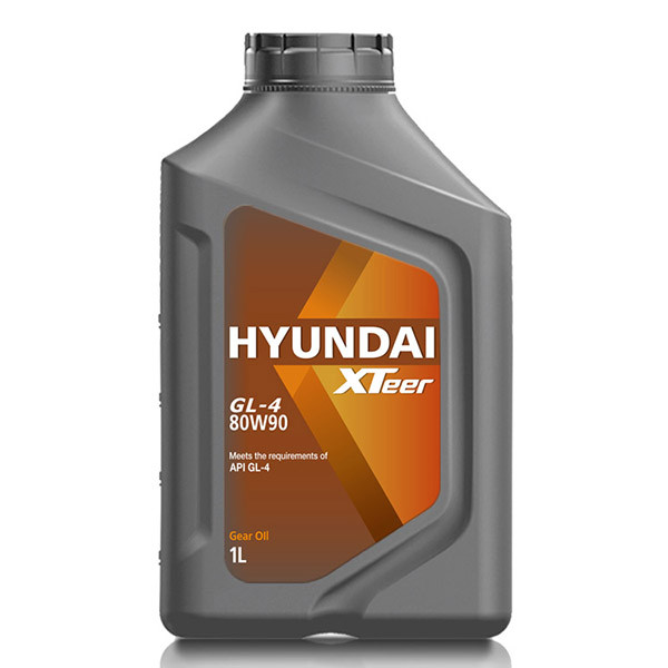 Hyundai XTeer Gear Oil-4 80W-90 GL-4 1л (1011018) Напівсинтетична трансмісійна олива