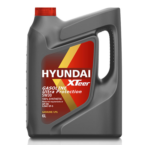 Hyundai Xteer Gasoline Ultra Protection 5W-30 6л (1061011) Синтетична моторна олива