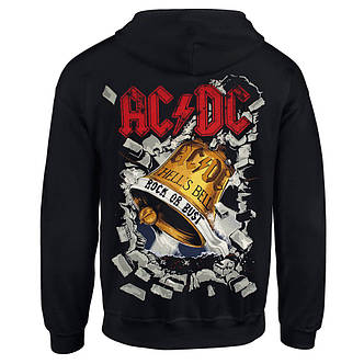 Толстовка на змійці AC/DC Hell's Bell дзвін, фото 3