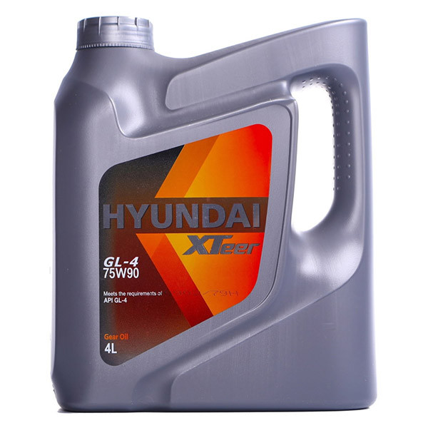 Hyundai XTeer Gear Oil-4 75W-90 GL-4 4л (1041435) Синтетична трансмісійна олива