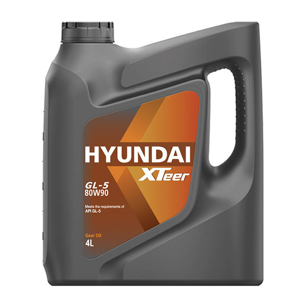 Hyundai XTeer Gear Oil-5 80W-90 GL-5 4л (1041422) Синтетична трансмісійна олива