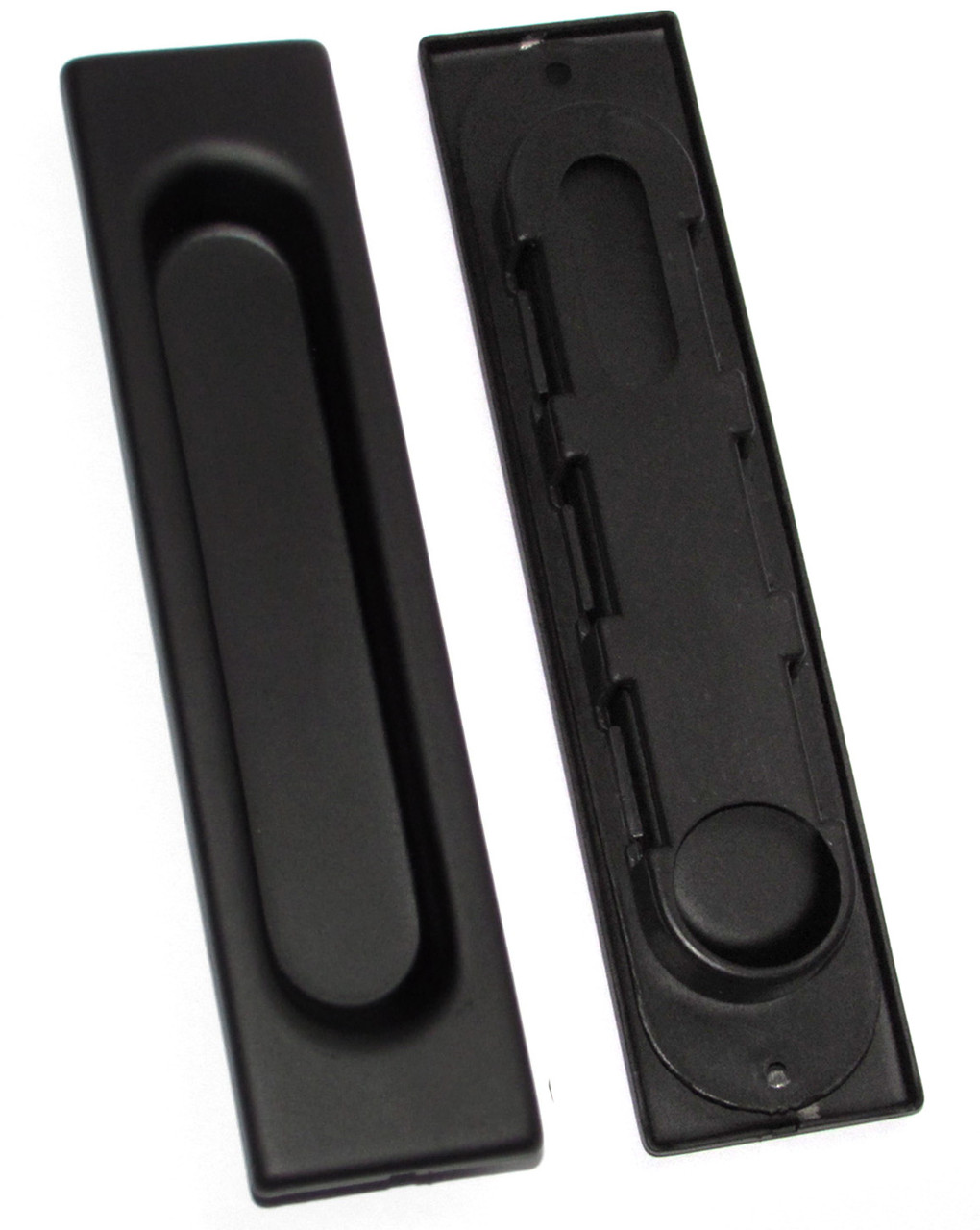 Ручки для розсувних дверей без замку I-077 Чорні, фото 1