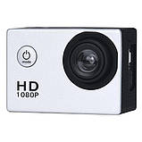 Водонепроникна спортивна екшн-камера SJ4000 A7, сріблястого кольору., фото 4