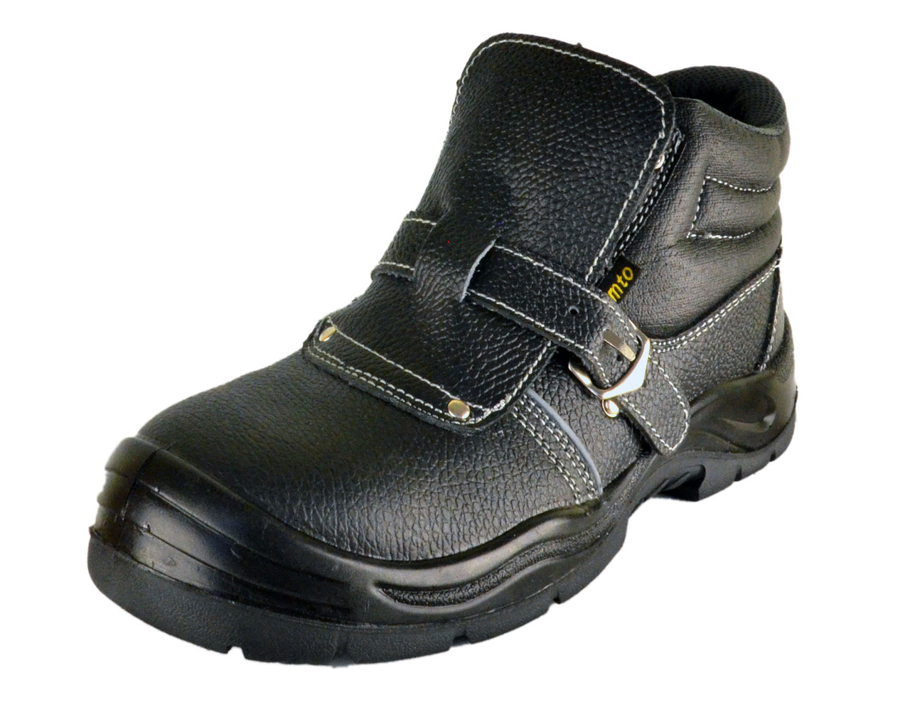 Спецвзуття черевики зварювальника cemto "PROFI-WM" (8018) термостійка підошва чорні 40