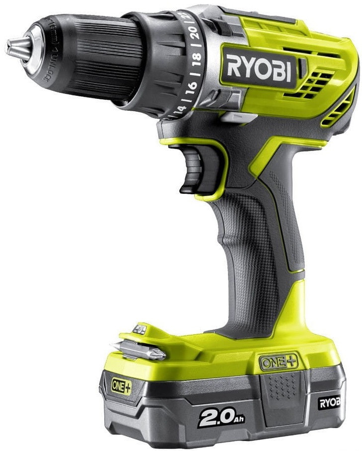 Шуруповерт-дриль Ryobi ONE+ R18DD3-120S, сумка (5133003347), фото 1