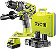 Шуруповерт-дриль Ryobi ONE+ R18PD7-220B 18В ударний, безщітковий, кейс (5133004295), фото 2