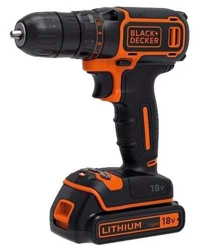 Акумуляторний дриль-шуруповерт Black&Decker BDCDC18KB, фото 1