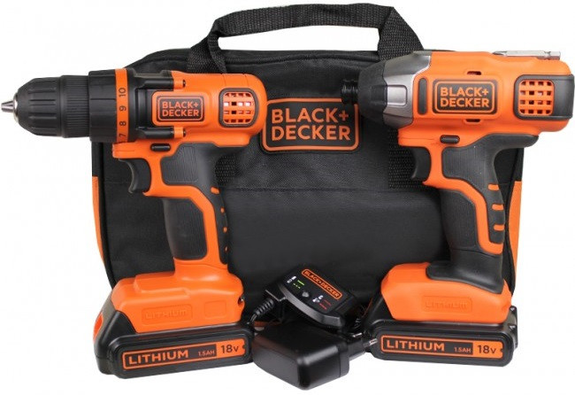 Акумуляторна дриль-шуруповерт Black&Decker BDCDDIM18B-QW, фото 1