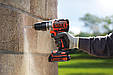 Акумуляторний ударний дриль-шуруповерт Black&Decker BL188KB, фото 4