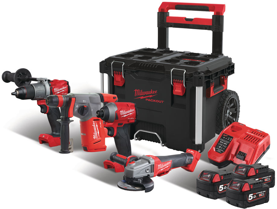 Набір акумуляторних інструментів Milwaukee M18FPP4B-503P (4933471149), фото 1