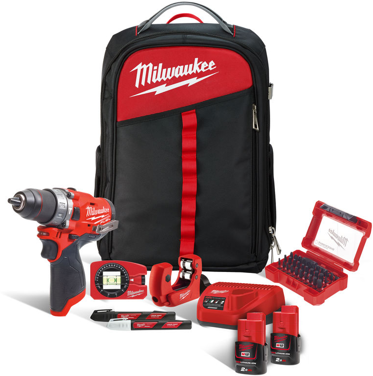 Набір акумуляторних інструментів Milwaukee M12 FPD-202XH (4933471384), фото 1