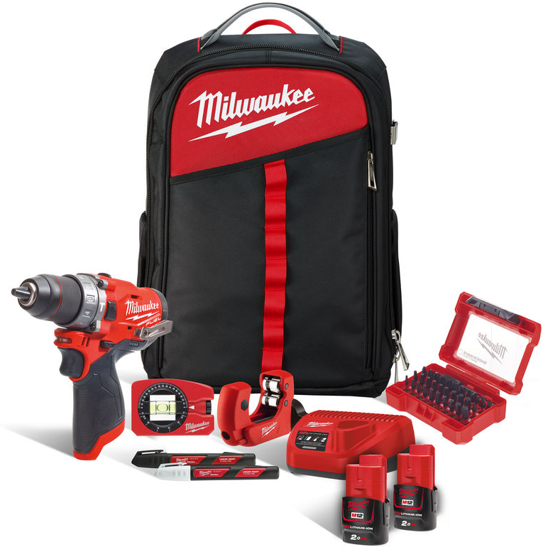 Набір акумуляторних інструментів Milwaukee M12 FPD-202XH (4933471384)