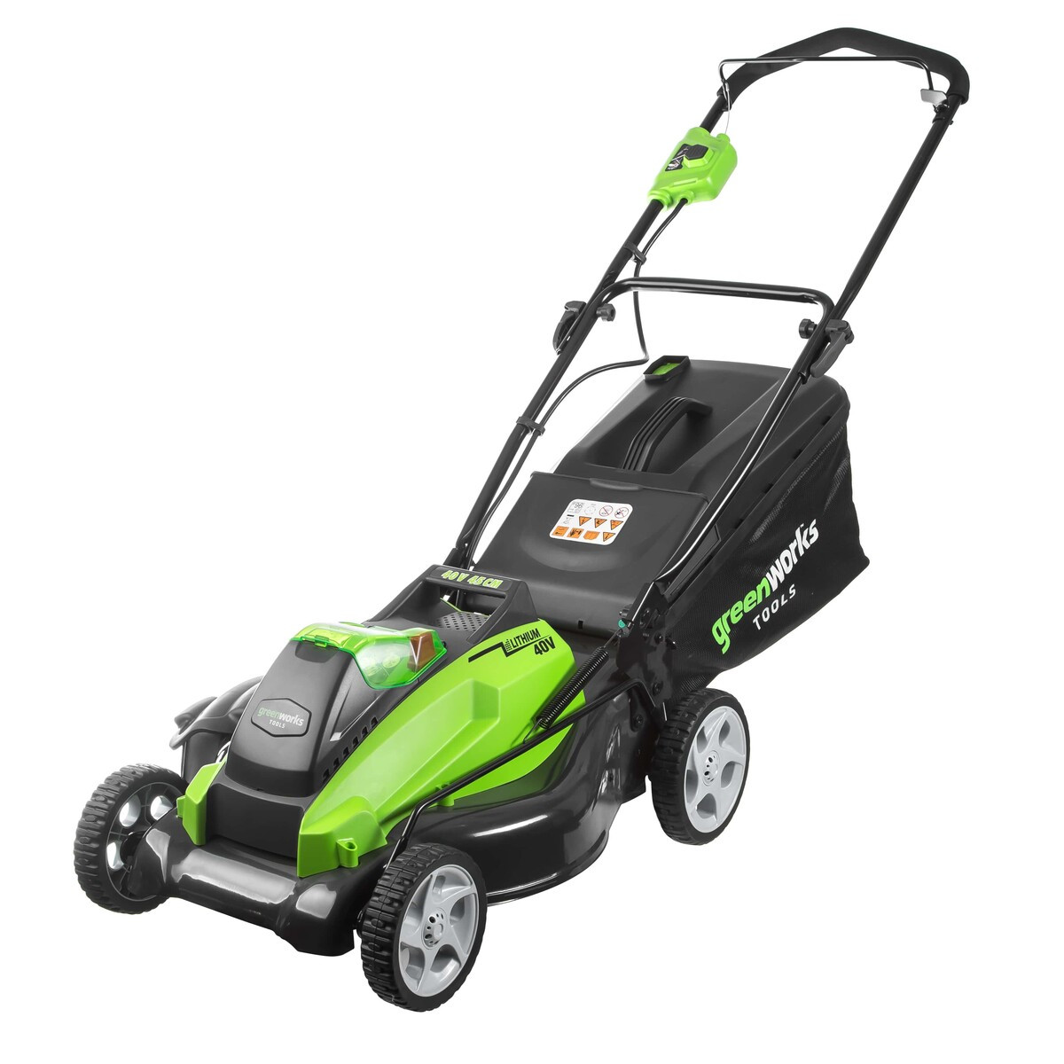 Газонокосарка акумуляторна Greenworks G40LM45 (2500107) (без акумулятора та ЗУ)