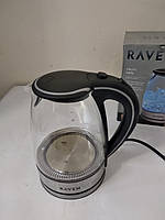 Электрический чайник RAVEN EC 006 стеклянный с LED подсветкой.Демонстрационный товар.