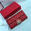 Жіночий шкіряний гаманець Valentino, фото 3