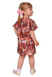 Платье  для девочки с рукавом   М -1157 рост от 104 до 170 размера атласное  тм "Попелюшка", фото 2