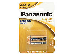 Батарейка лужна LR03/AAA Alkaline Power (Bronze) 2шт (блістер) ТМ Panasonic