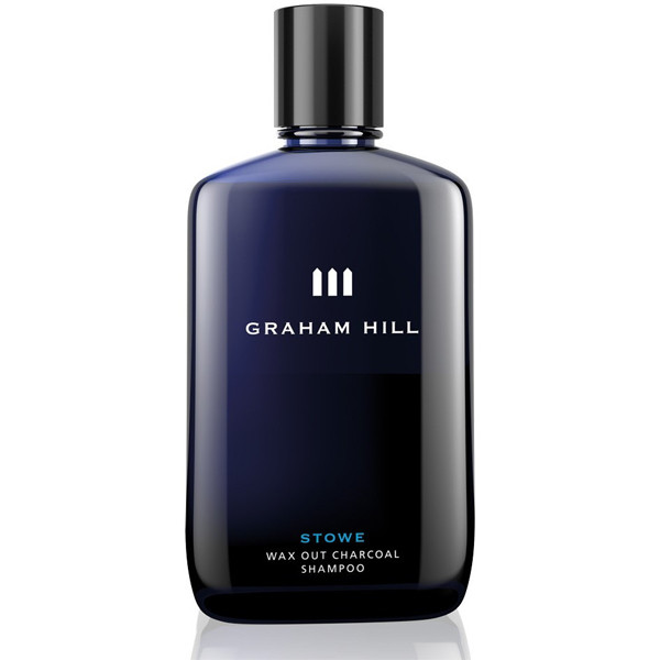 Шампунь з активованим вугіллям для глибокого очищення волосся Graham Hill Stowe Wax Out Charcoal Shampoo 250 мл