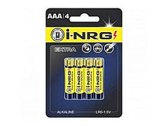 Батарейка i-NRG Extra 4AAA - бліст 4шт. ТМ i-NRG