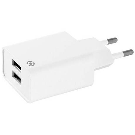 Зарядний пристрій (зарядка) для телефону Piko TC-242 2.4 А 2хUSB Білий, фото 1